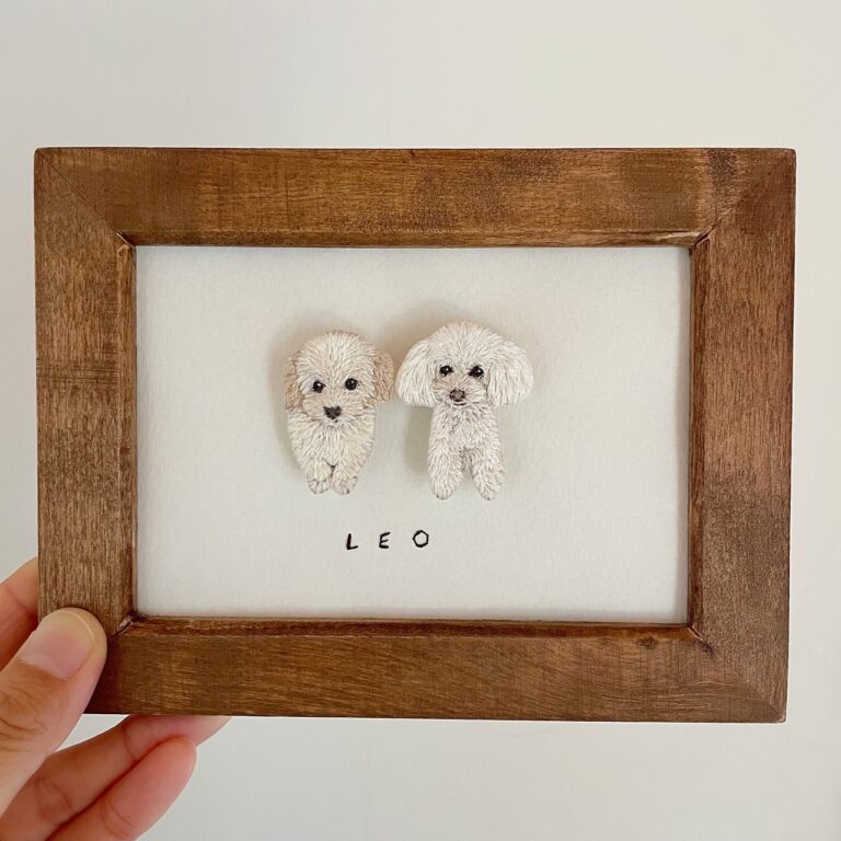 ＜けいこ様オーダー＞ハンドメイド刺繍3点 ハンドメイド 刺繍 オーダー受付